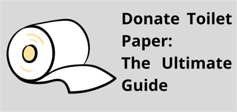 Where to Donate Toilet Paper Near Me: A Comprehensive Guide to Unconventional Giving